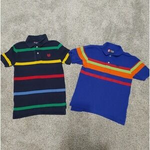 Lot of 2 Polo Bundle. Youth size 7 Boys Chaps collared polos short sleeve preppy